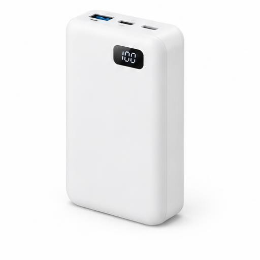 Imagem ilustrativa aproximada — VEGER 27000 mAh 20 W — branco